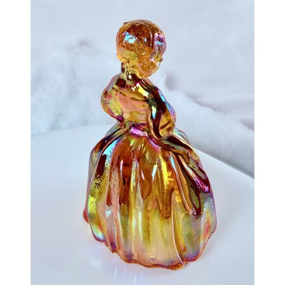 Vintage Wheaton Carnival Glass Ladies Figurines Southern Belle Girls Set Of 3 - Picture 10 of 16
